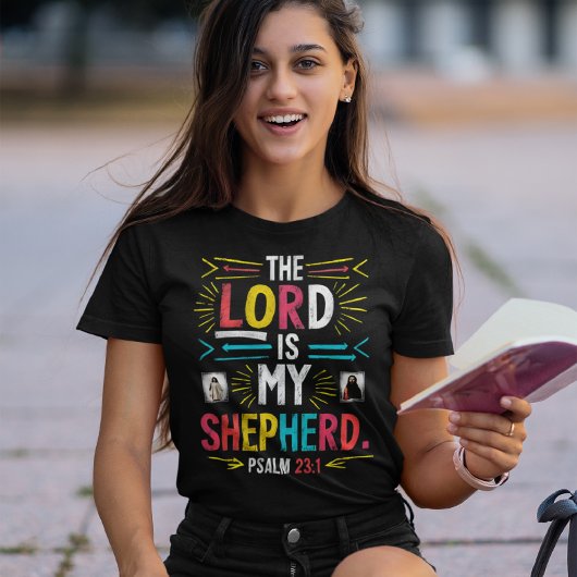 Divine Shepherd: Bijbelse kunst T-shirt
