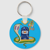 Divine Shivlingam Keychain – Sacred Mahadev Symbol (Voorkant)
