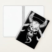 Divine Skull of Death Black Notitieboek (Binnen)