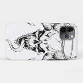 Divine Skull of Death White Case-Mate iPhone Case (Achterkant (horizontaal))