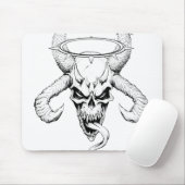 Divine Skull of Death White Muismat (Met muis)