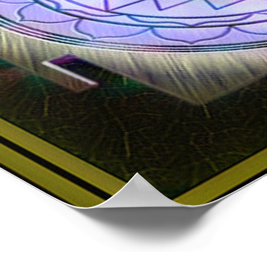 Divine Sri Yantra13 Poster (Hoek)