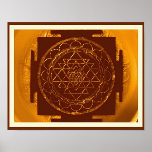 Divine Sri Yantra2 Poster (Voorkant)