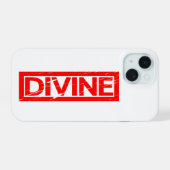 Divine Stamp iPhone 15 Case (Achterkant horizontaal)