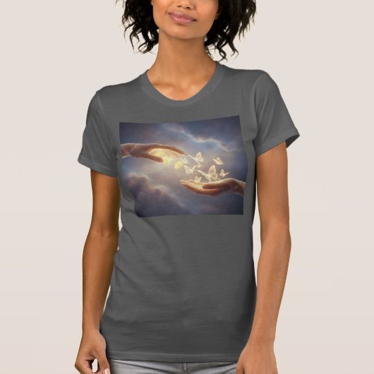 Divine Touch — Gouden Transformatie T-shirt (Voorkant)