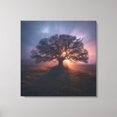 Divine Tree Wall Art Spiritual Sacred Tree of Life Canvas Afdruk (Voorkant)