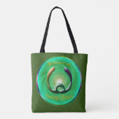 Divine Union Heart Chakra Symbol Tote Bag (Achterkant)