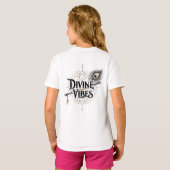 Divine Vibes Krishna Fluit Mandala T-Shirt (Achterkant volledig)