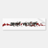Divine Violent bumper sticker (Voorkant)
