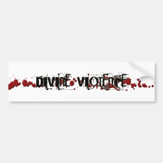 Divine Violent bumper sticker (Voorkant)