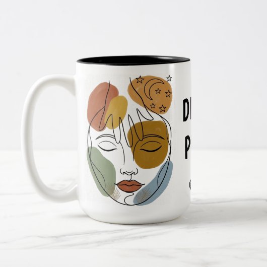 DIVINE VREDE TWEEKLEURIGE KOFFIEMOK (Links)
