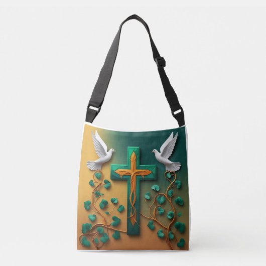 Divine Waterfall Faith Crossbody Tas (Voorkant)