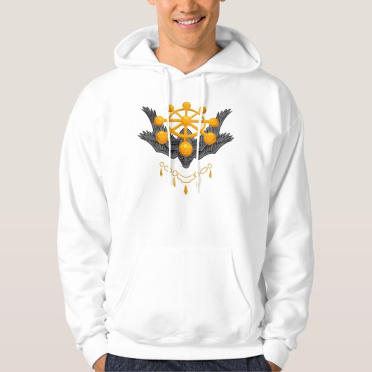 🐺Divine Wheel Beast Hoodie – Cursed Guardian Form (Voorkant)