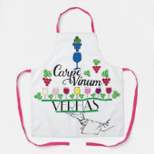 Divine WINE Apron Schort (Voorkant)