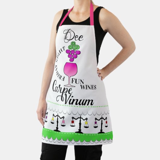 Divine WINE Apron Schort (Insitu)