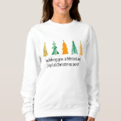 Divine Wishes: Spiritual Christmas Sweatshirt (Voorkant)