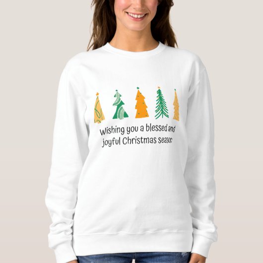 Divine Wishes: Spiritual Christmas Sweatshirt (Voorkant)