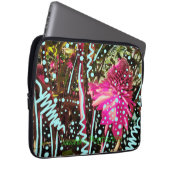 Divine Wonder Flowers Aquarium Electronics Bag Laptop Sleeve (Voorkant Rechts)
