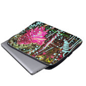 Divine Wonder Flowers Aquarium Electronics Bag Laptop Sleeve (Voorkant onderkant)