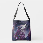 Divine Wonders Wolf Crossbody Tas (Achterkant)