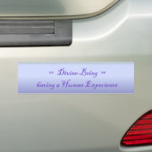 DivineBeit heeft een menselijk belletje Bumpersticker (Op auto)