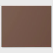 Divinely Confectionary Brown Color Cadeaupapier (Vlak)