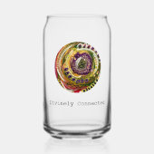 Divinely Connected Mantra and prayer portal Blikvorm Glas (Achterkant)