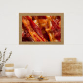Divinely Decadent Bacon Art Poster (Keuken)