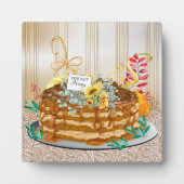 Divinely Decadent Cake Plaque Fotoplaat (Voorkant)