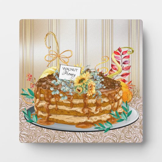 Divinely Decadent Cake Plaque Fotoplaat (Voorkant)