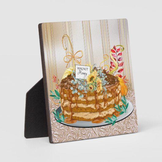 Divinely Decadent Cake Plaque Fotoplaat (Voorkant)