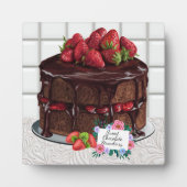 Divinely Decadent Cake Plaque Fotoplaat (Voorkant)
