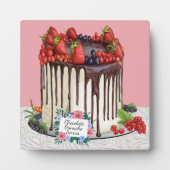 Divinely Decadent Cake Plaque Fotoplaat (Voorkant)