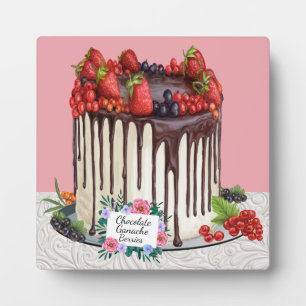 Divinely Decadent Cake Plaque Fotoplaat