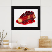 Divinely Decadent Cheesecake Art Poster (Keuken)