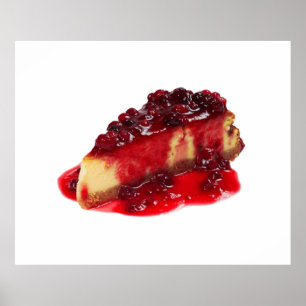 Divinely Decadent Cheesecake Art Poster