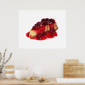 Divinely Decadent Cheesecake Art Poster (Keuken)