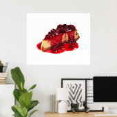 Divinely Decadent Cheesecake Art Poster (Thuiskantoor)