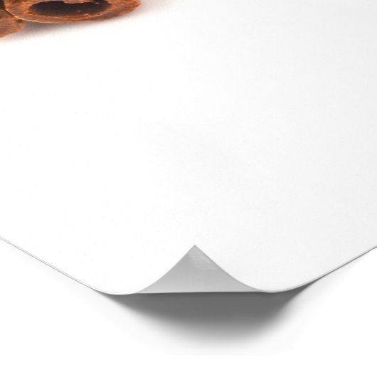 Divinely Decadent Chocolate Cake Art Poster (Hoek)