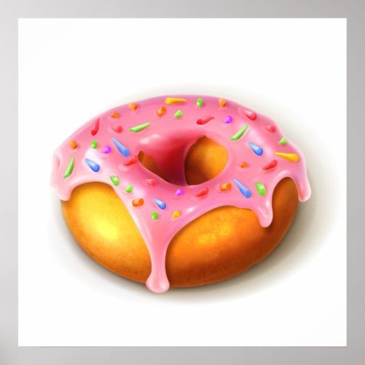 Divinely Decadent Doughnuts Poster - SRF (Voorkant)