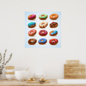 Divinely Decadent Doughnuts Poster - SRF (Keuken)