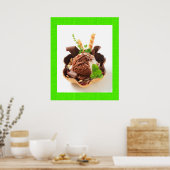 Divinely Decadent Ice Cream Poster (Keuken)