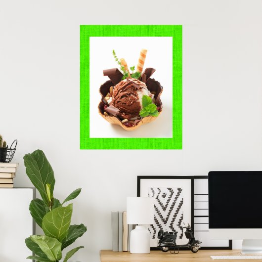 Divinely Decadent Ice Cream Poster (Thuiskantoor)