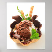 Divinely Decadent Ice Cream Poster (Voorkant)