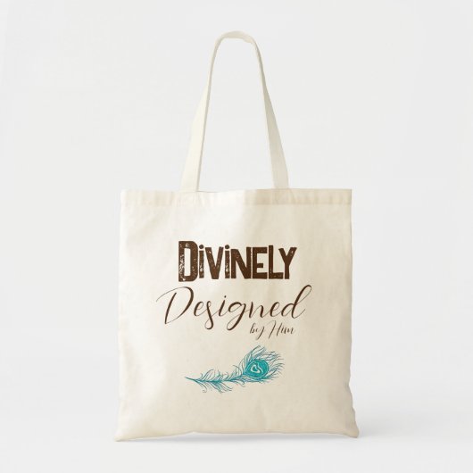 Divinely Designed Christelijk Tote Bag (Voorkant)