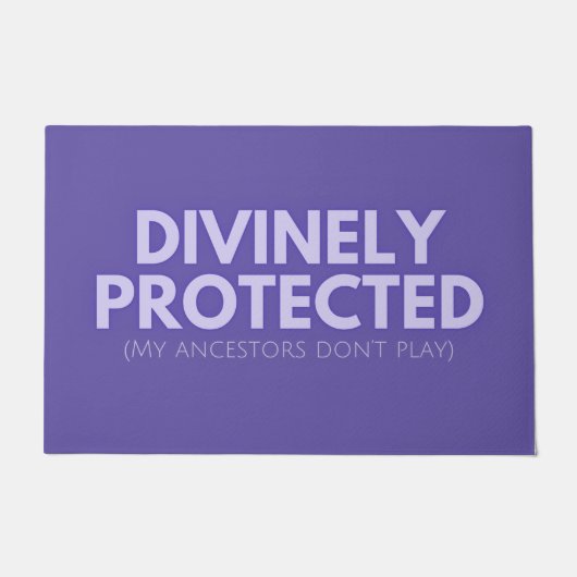 Divinely Protected Deurmat (Voorkant)