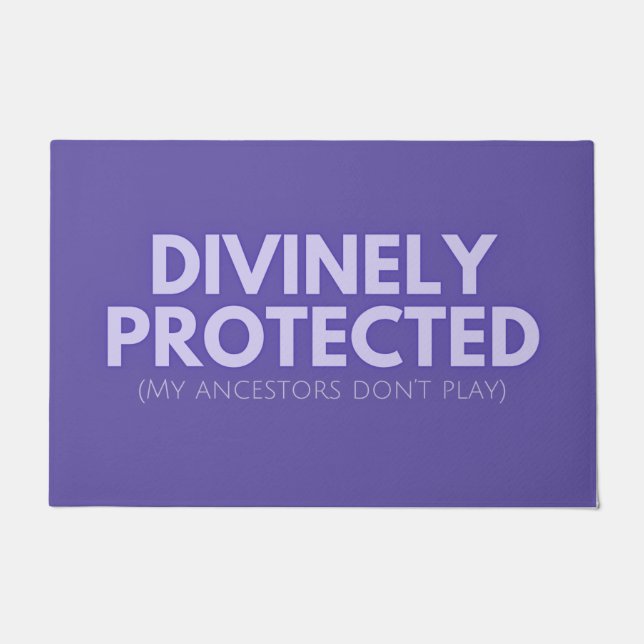 Divinely Protected Deurmat (Voorkant)