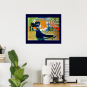 DIVINES IN BLAUW POSTER (Thuiskantoor)