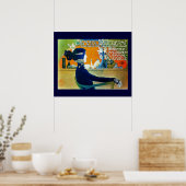 DIVINES IN BLAUW POSTER (Keuken)