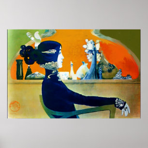 DIVINES IN BLAUW / Schoonheid,Haar,Mode Poster